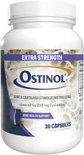 ZyCal Bioceuticals Ostinol(TM) 350 Bone &amp Joint Supplement with 350mg of Cyplexinol® Bio-Active Protein Complex - for Moderate Bone Loss &amp Moderate Joint Disfunction - 30 ct Capsules