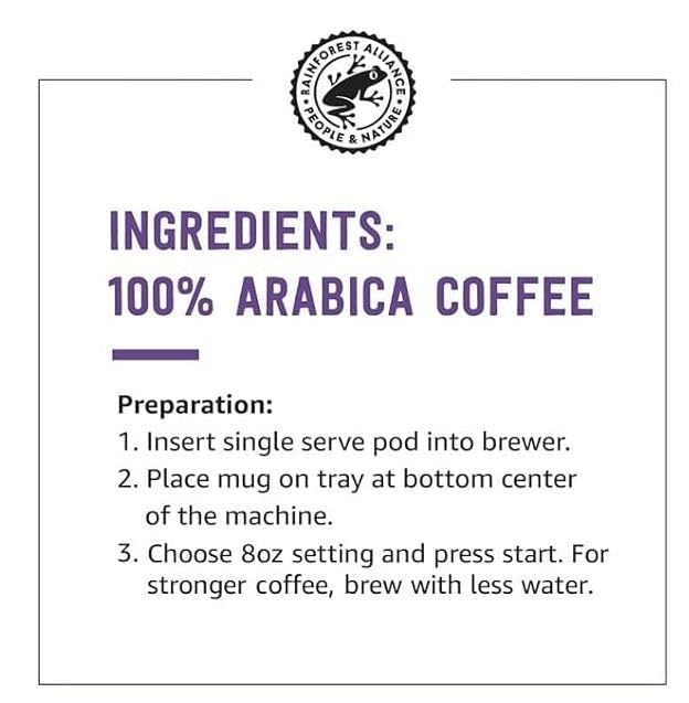 Amazon Brand - Solimo Medium Dark Roast Coffee Pods House Blend Compatible with Keurig 2.0 K-Cup Brewers 100 Count