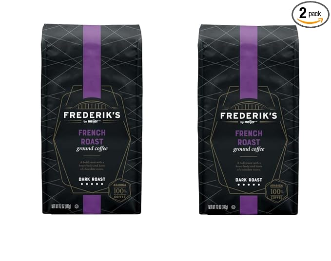 Pack of 2 French Roast Ground Coffee 12 oz