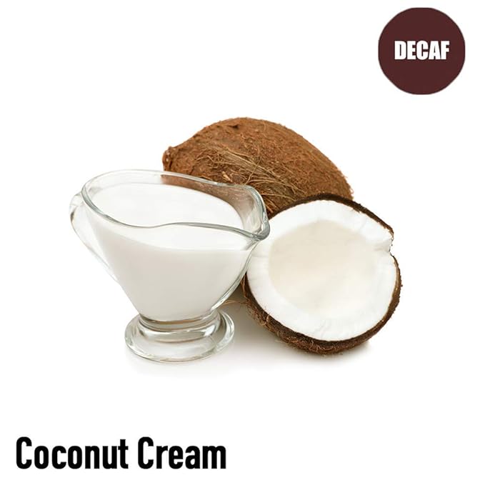 Coconut Cream Flavored Decaf Coffee Ground Fresh Roasted 5 lbs
