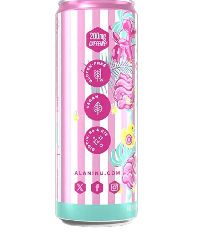 Energy Drinks Cotton Candy Alani limited edition (4 Pack) 12 fl oz cans