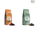 Four Sigmatic Gut Health + Focus Mushroom Coffee Bundle | Organic Ground Coffee with Lion's Mane Mushroom and Chaga and Immune Boosting Probiotic Mushroom Coffee with Chaga &amp Turkey Tail | 12oz B