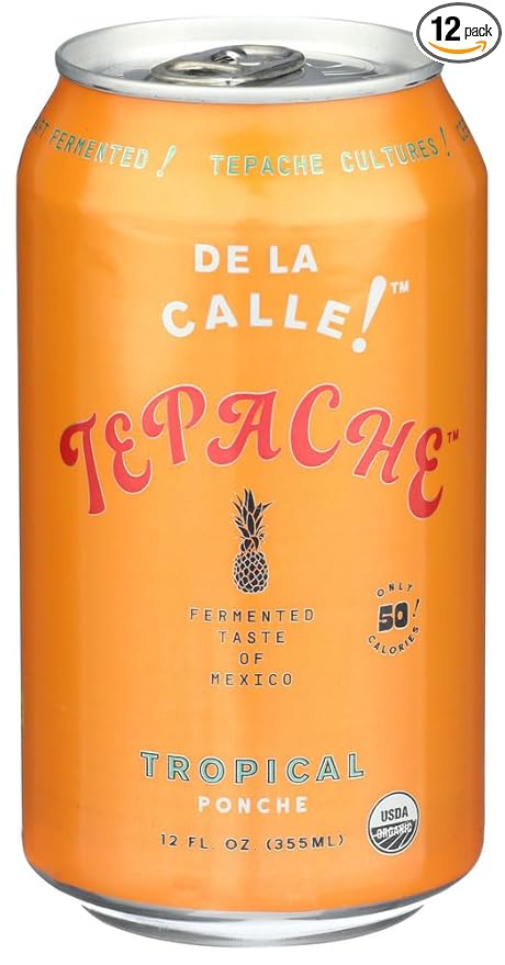 De La Calle Tepache Tropical 12 fl oz (Pack of 12)