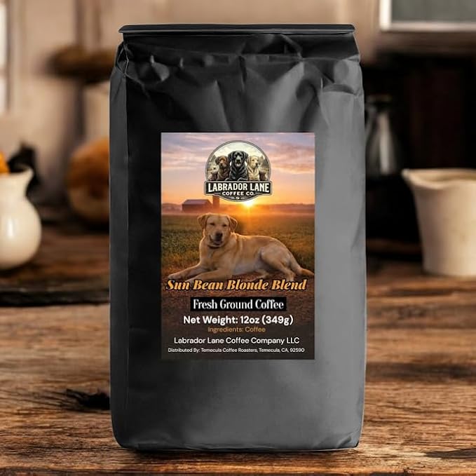 Sun Bean Blonde Roast - (Blonde Blend Light Roasted Coffee) Small Batch - Hand Crafted Coffee - 12oz