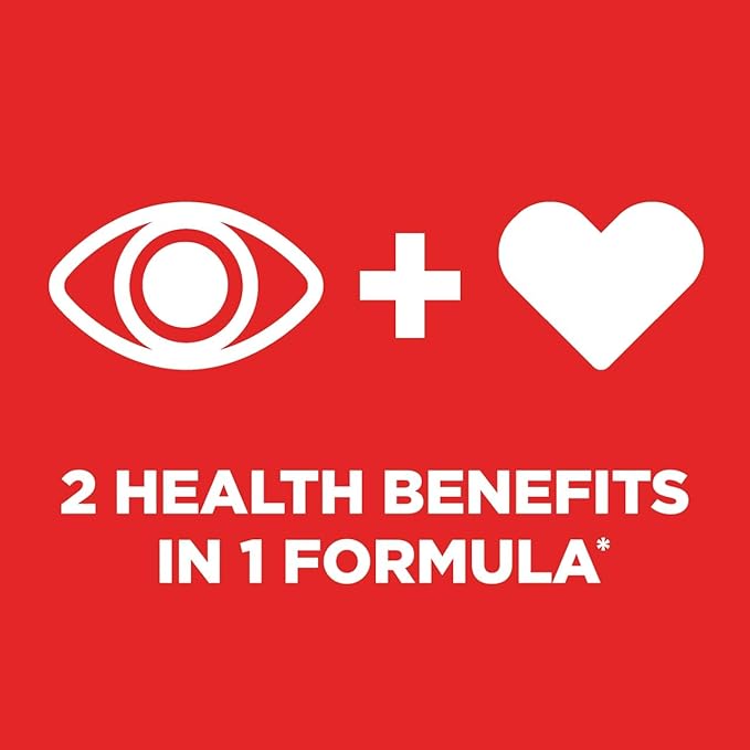 PreserVision AREDS 2 Eye Vitamins with CoQ10 for Heart Health #1 Eye Doctor Recommended Brand Lutein and Zeaxanthin Supplement with Vitamin C &amp E Zinc and Copper 80 Softgels