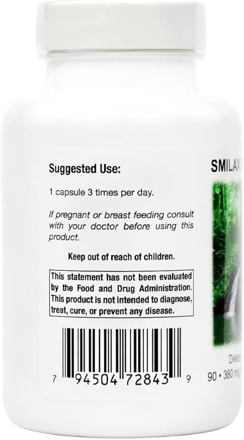 Supreme Nutrition Smilax Supreme 90 Pure Sarsaparilla Vegetarian Capsules