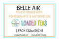 RxNutrition 2go Loaded Energy Tea (5 pack bulk Belle Air)