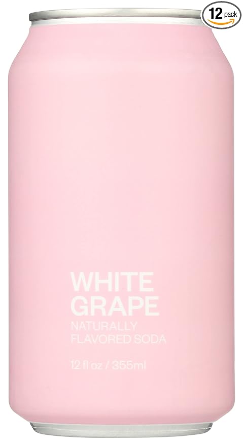 United Sodas Of America White Grape Naturally Flavored Soda 12 Fl Oz (Pack of 12)