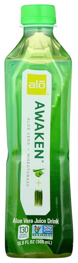 Alo Wheatgrass Awaken 16.9 Oz (Pack of 12)