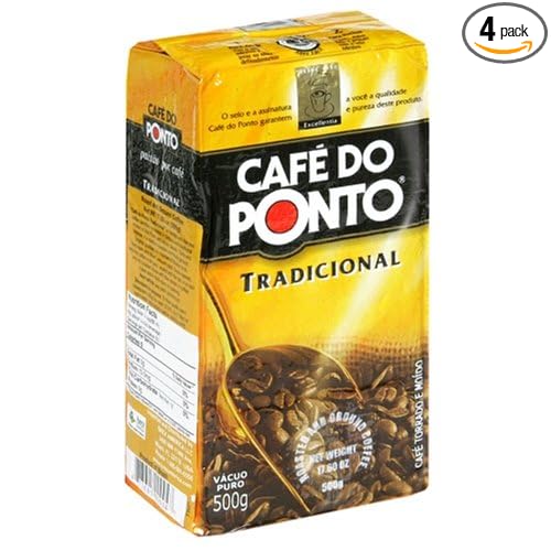 Cafe Do Ponto Coffee Tradicional 17.6-Ounce Packages (Pack of 4)