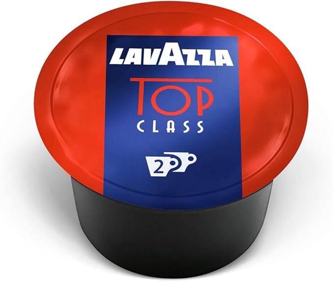 Lavazza Blue Top Class Double Shot Espresso Capsules Arabica and Robusta Blend Compatible with Lavazza Classy Machines (100 Capsules)