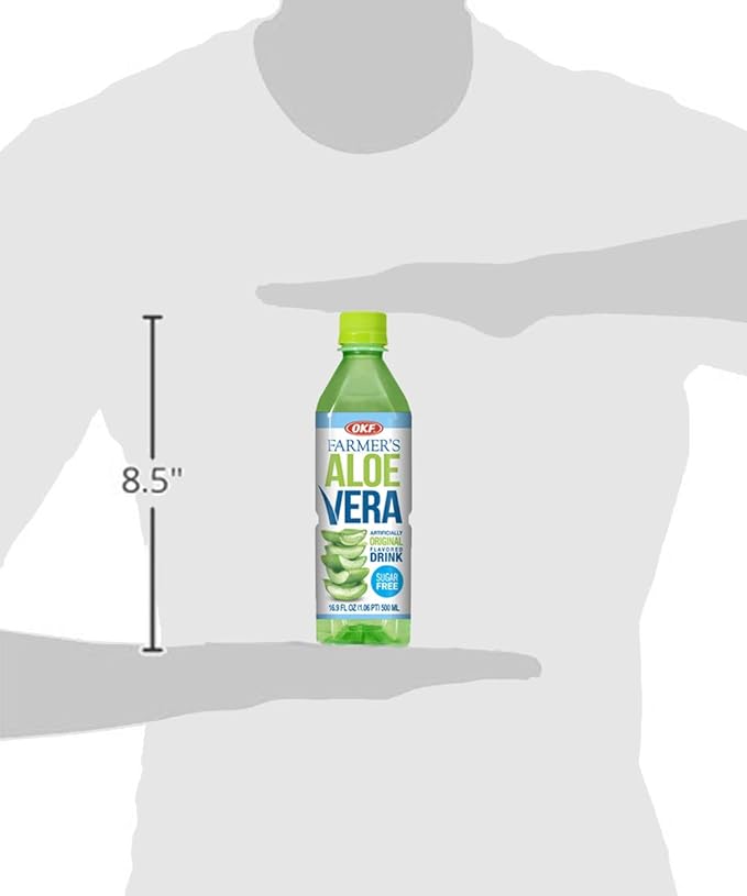 Aloe Vera Farmers (Sugar Free) - 16.9 Fl Oz (Pack of 10)