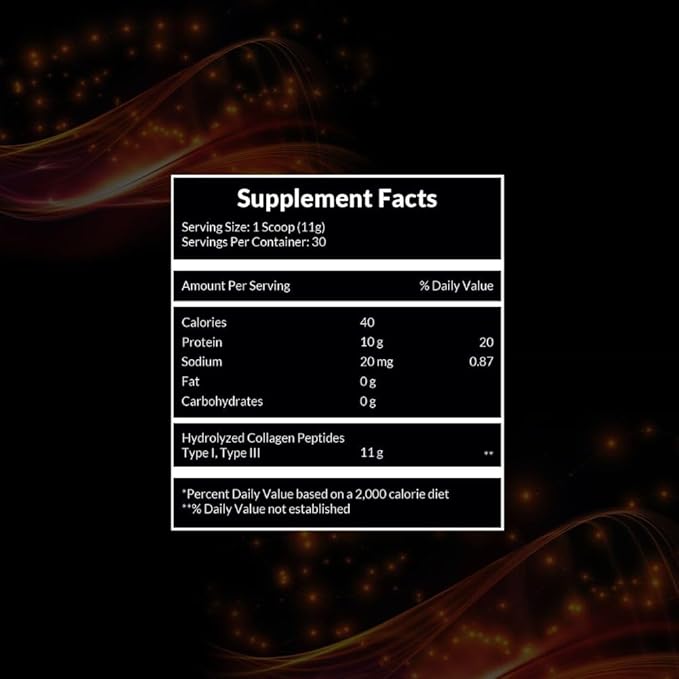 Intelligent Labs Hydrolyzed Type 1 and 3 Collagen Peptide Granules Collagen Powder Unflavored Keto and Paleo-Friendly Third-Party Verified For Purity 11g per Serving 30 Servings a Pouch