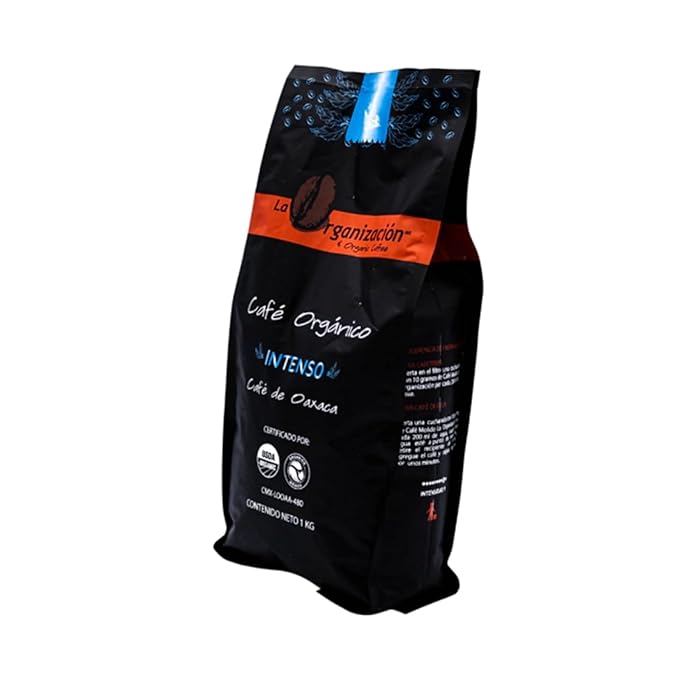 1 kg de cafe orgánico molido oaxaqueño sabor intenso/ 100% cafe sabor y aroma intenso/café para olla o cafetera