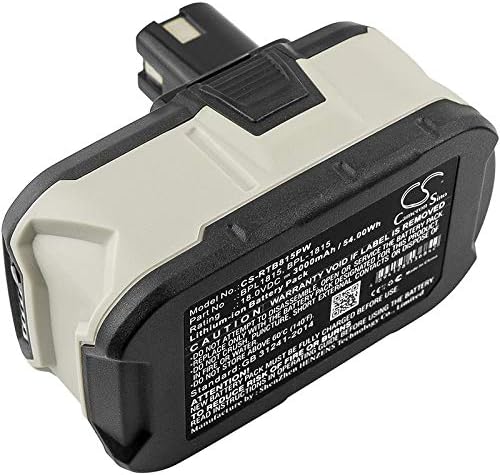 SYTH Replacement for Battery Compatible Ryobi BPP-1813 BPP-1815 BPP-1817 BPP-1817/2 CHV-180L CHV-18WDM CID-1802M CID-1803L CID-1803M CID-182L CID-183L CJS-180L (3000mAh/18V)