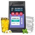 Tiesta Tea - Chamomile Mint Cold Brew Loose Leaf Premium Blend Non-Caffeinated Iced Tea 10 Cold Brew Packets Makes One 64oz Pitcher