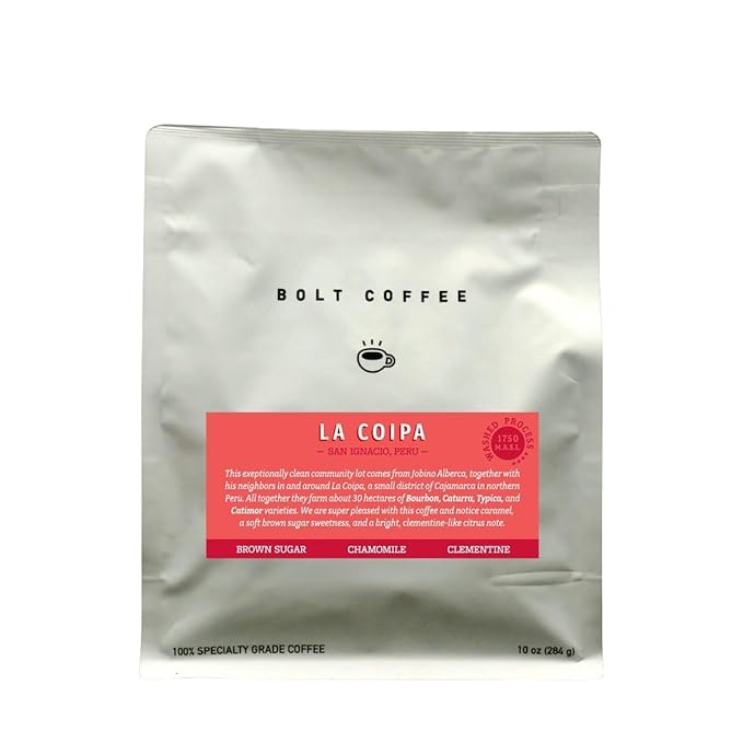 Peru - La Coipa - Roasted by Bolt Coffee Co. - Whole Bean Coffee - 5 Pound Bag