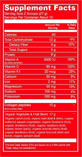VITAL PROTEINS Veggie Blend Collagen 10.6 OZ