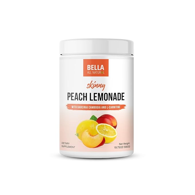 Bella All Natural Skinny Lemonade - Peach Flavor 560g