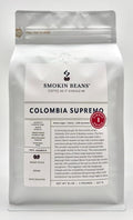 Smokin Beans 2-Pound Colombia Supremo Freshly Roasted Coffee Washed Processing Full City Roast Premium Whole Bean Specialty Coffee