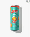 New Alani Energy Drinks JUICY PEACH Low - Calorie Zero Suger Energy Boost Drinks 12 oz (6 Pack)