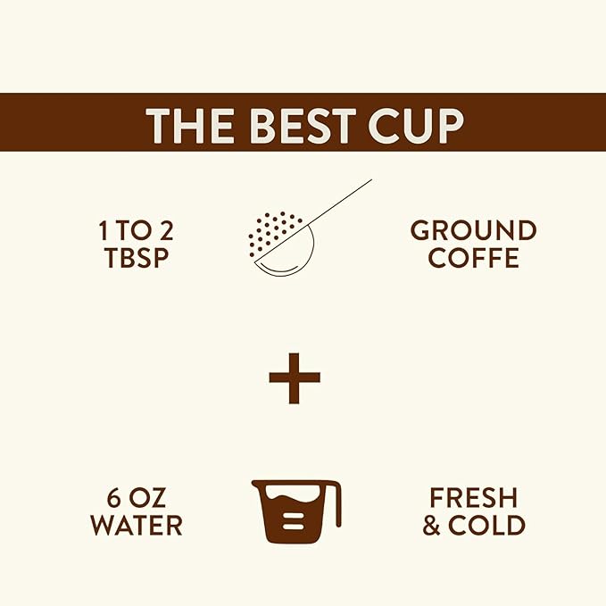 STEEP + BREW Icing on the Cake Dessert Coffee | Premium Arabica Coffee | Ground | Light Roast | 12 oz | PACK OF 6
