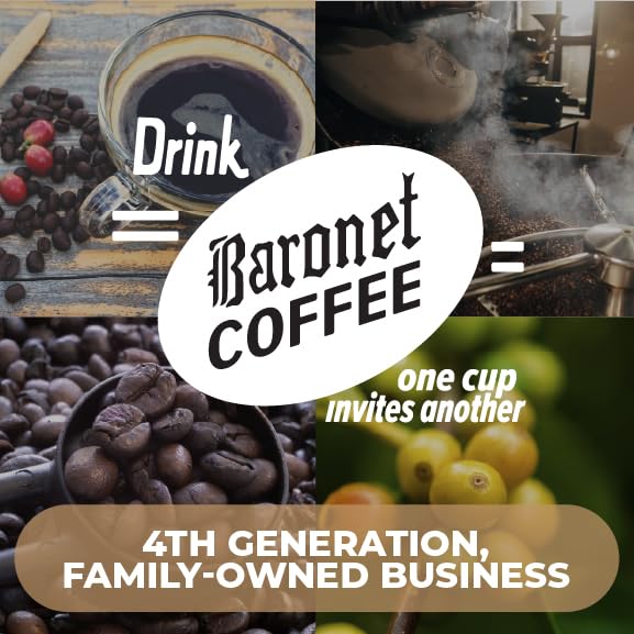 Baronet Coffee Pods [Izzy's Blend Coffee-54 Pods] Single Cup Use for Basket Brew [3 Boxes of 18 Single Serve 10 Gram] Regular Strength Medium Roast [Izzy's Blend]