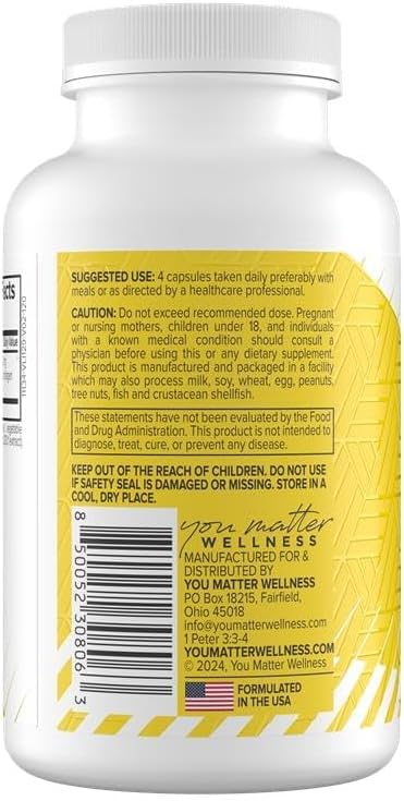 Ageless Collagen – Hydrolyzed Collagen Supplement for Hair Skin Nails &amp Bone Support – Promote Skin Elasticity &amp Healthy Aging – 120 Caps YMW