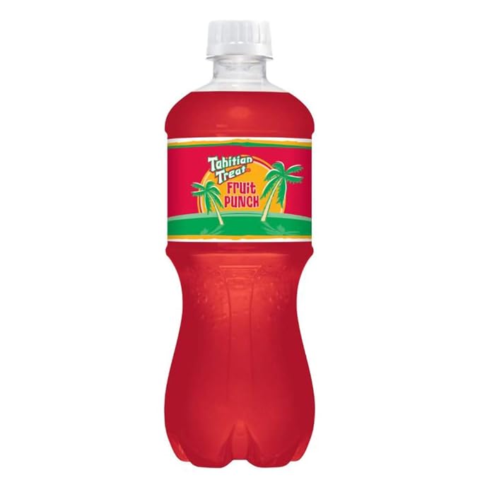 Tahitian Treat Fruit Punch Soda 20 Fl Oz Bottle (Pack of 10 Total of 200 Fl Oz)