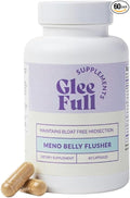 GleeFull Meno Belly Flusher - Menopause Supplements for Women - Hormone Balance for Weight Loss - Supports Digestion to Maintain Healthy Metabolism