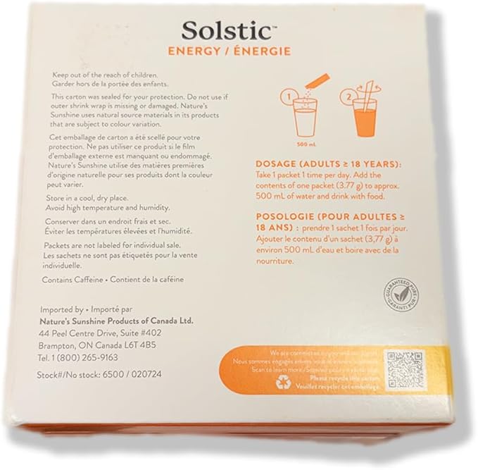 Nature's Sunshine Solstic Energy 0.14 Ounce each 30 Count (Pack of 1)