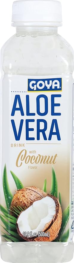 Goya Foods Goya Aloe Vera Drink With Coconut Flavor 16.9 Fl Oz (Pack of 12)
