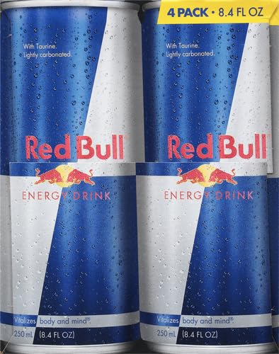 Red Bull Energy Drink 80mg Caffeine | Taurine &amp B Vitamins | 8.4 Fl Oz | Pack of 12 Cans