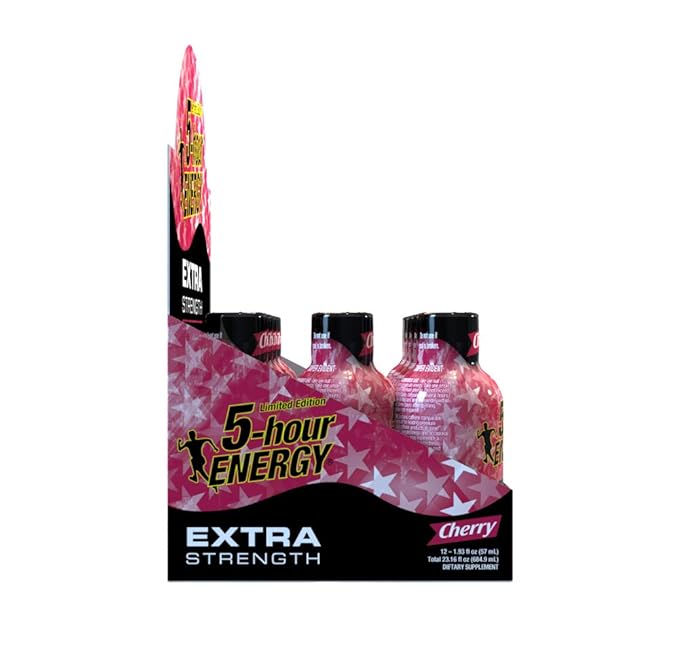 5-hour ENERGY Shot Extra Strength Cherry 1.93 Ounce 24 Count