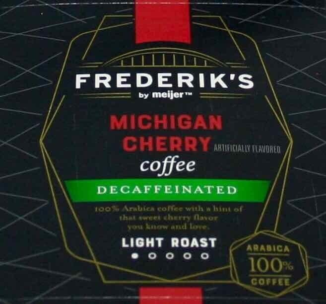 Frederik's by Meijer Michigan Cherry Decaffinated Coffee Pods