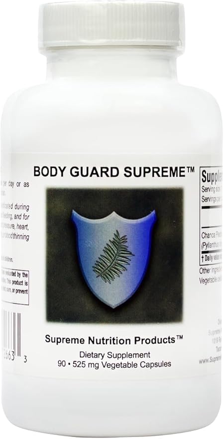 Supreme Nutrition Body Guard Supreme 90 Pure Chanca Piedra Capsules