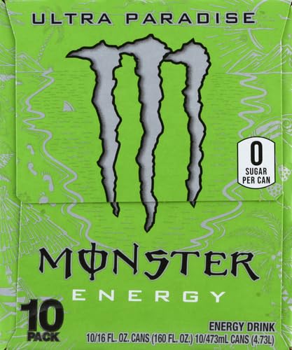 Monster Energy Drink Ultra Paradise 16 Fl Oz (Pack Of 10)