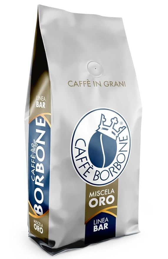 Caffè Borbone Whole Bean Coffee Medium-Dark Roast Gold Blend Authentic Italian Coffee 2.2 lb Bag