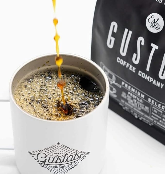 Gustos Coffee Premium Selection | Puerto Rican High End Medium Roasted Whole Bean Coffee (1 2 lb)