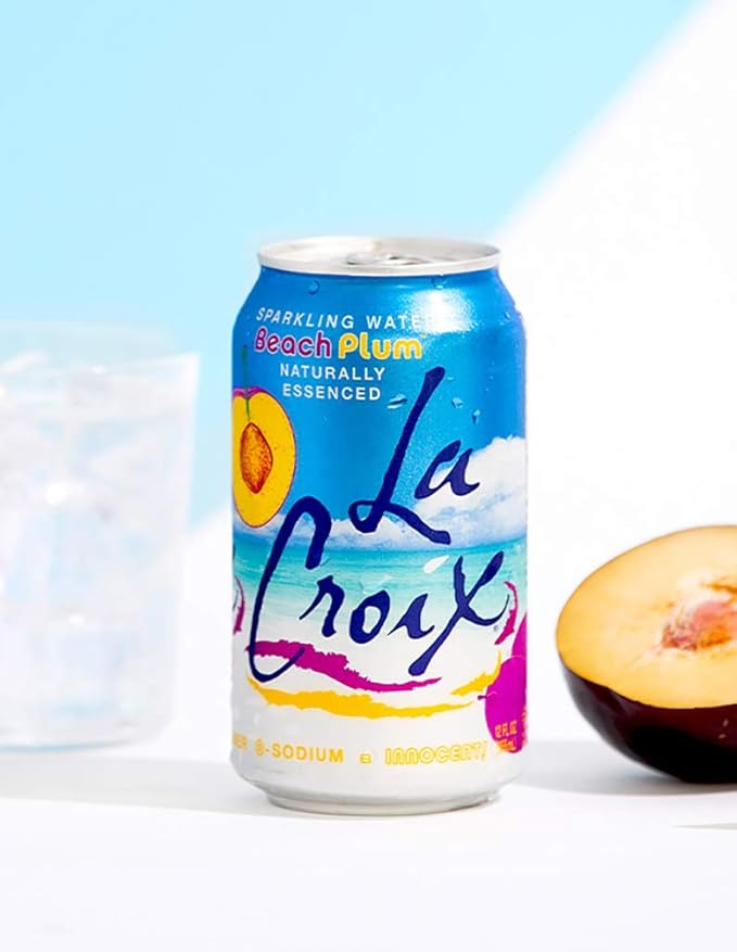 La Croix Beach Plum Guava Sao Paulo Black Razzberry Sparkling Water Variety Pack 12oz (Pack of 10 Total of 120oz)