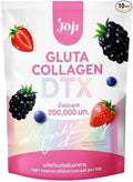 Joji Gluta Collagen DTX Plus Mixed Berry Drink Mix 10 Sachets