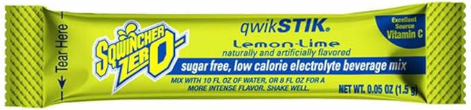 Sqwiincher Zero Sugar - 6 Flavors Pack - Qwik Stik - Sugar-Free Electrolyte Powdered Beverage Mix (300 Pack)