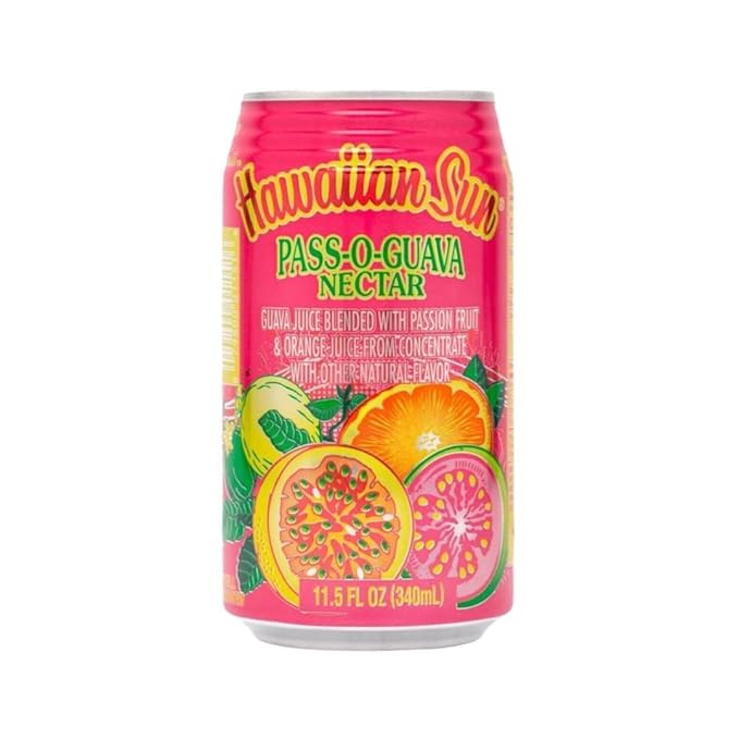 Hawaiian Sun Luau Party Pack Tropical Fruit Juice Drink Variety Mix Flavor Non Carbonated RcTechDistro Bundle Box 11.5 Fl Oz Per Can Pack of 12 (Luau Party Pack 2)