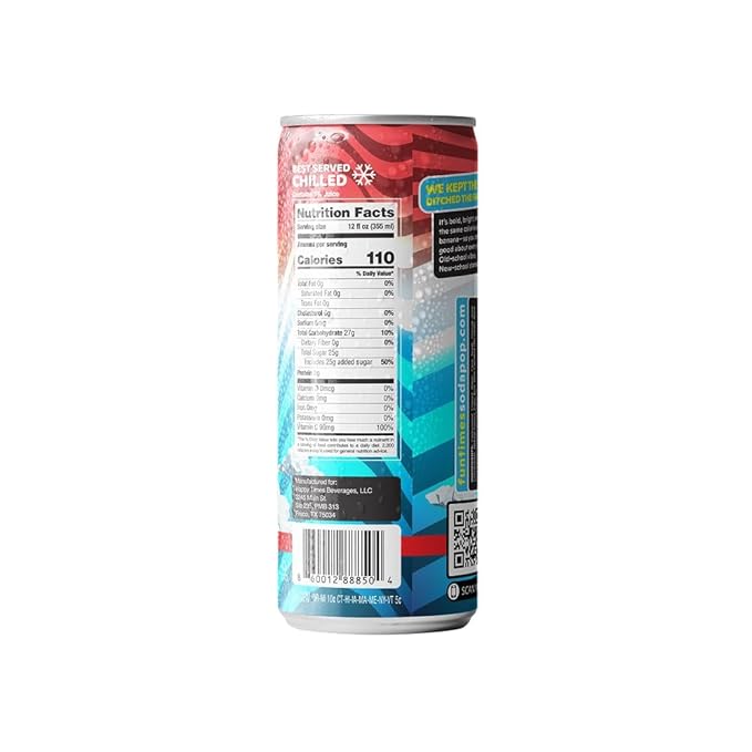 Fun Times Soda Pop (12 Pack Blueberry Rasberry)