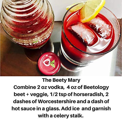 Beetology Beet Plus Veggie Juice 8.45 Fl Oz (Pack of 6)