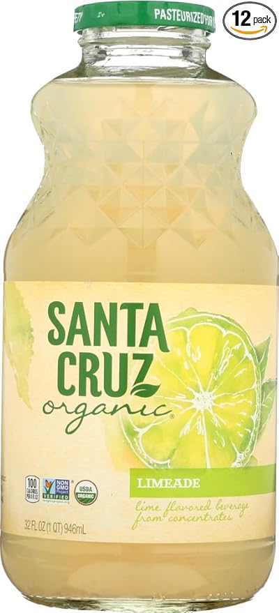 Santa Cruz Limeade Juice OG2 32 oz. (Pack of 12)