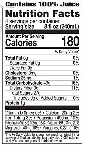 Lakewood Premium Pure Prune (32 Oz 6 Pack)