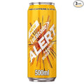 Lucozade Alert Tropical Burst Energy drink 3x500ml with caffeine and vitamin B3