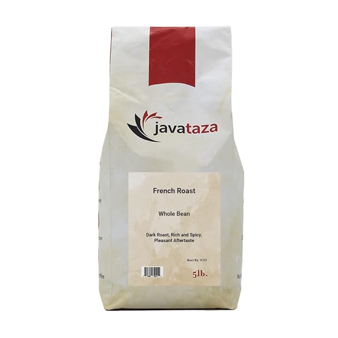 French Roast Whole Bean Coffee 5lb. - Fairly Traded Naturally Shade Grown