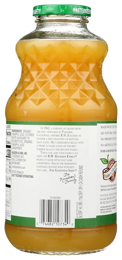 R.W. Knudsen Family Pineapple Juice 24x 32OZ